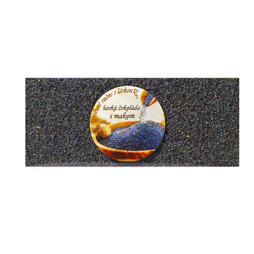 Horká maková čokoláda s modrým makom