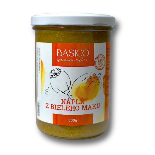 Maková nátierka z bieleho maku 500g